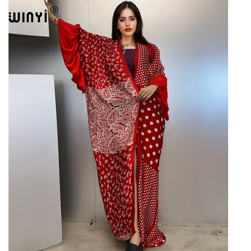 ชุดคลุมกิโมโนฤดูร้อน WINYI สำห - Cover Up Kaftan บทวิจารณ์และราคา