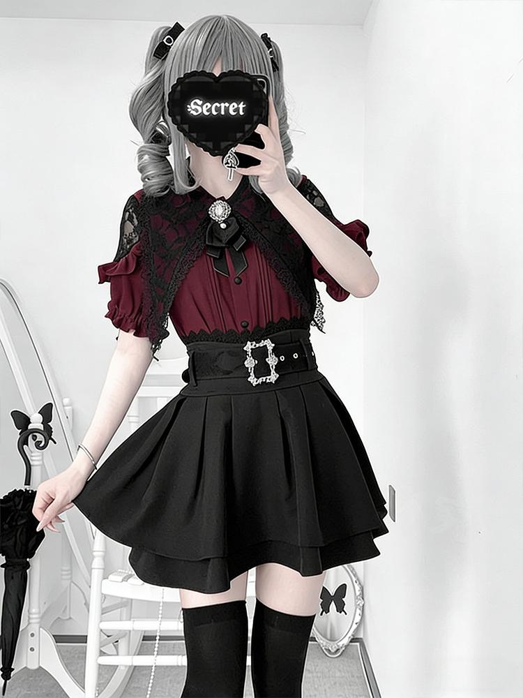 เสื้อเปิดไหล่สไตล์โกธิคและกระโ - Blouse Off Shoulder บทวิจารณ์และราคา