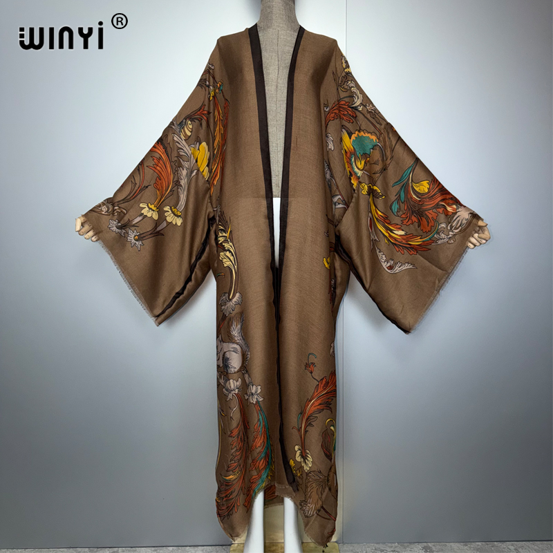 ชุดเดรสยาวสไตล์โบฮีเมียน WINYI - Cover Up Kaftan บทวิจารณ์และราคา