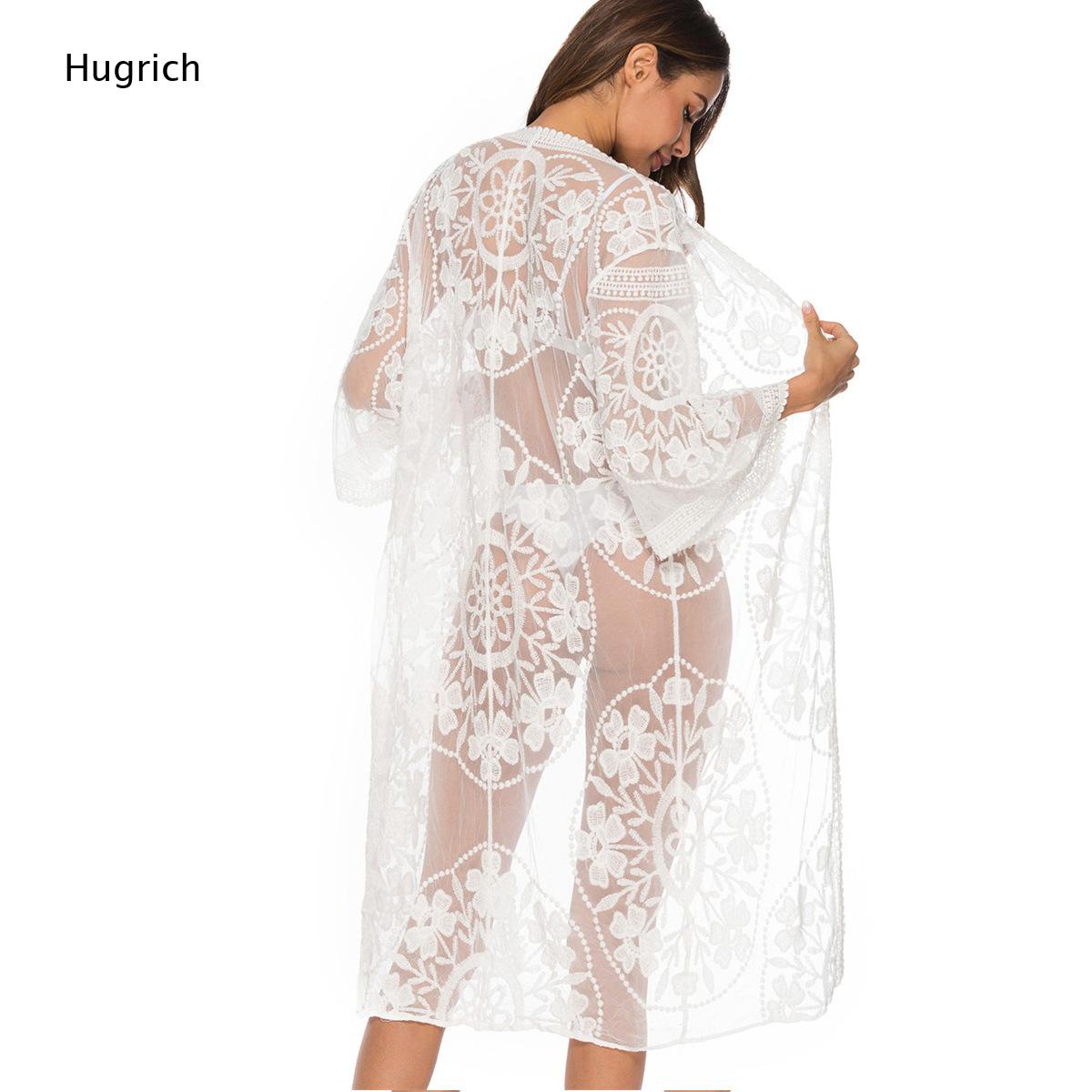 เสื้อคลุมกิโมโนยาวปักลายดอกไม้ - Kimono Sheer Floral บทวิจารณ์และราคา