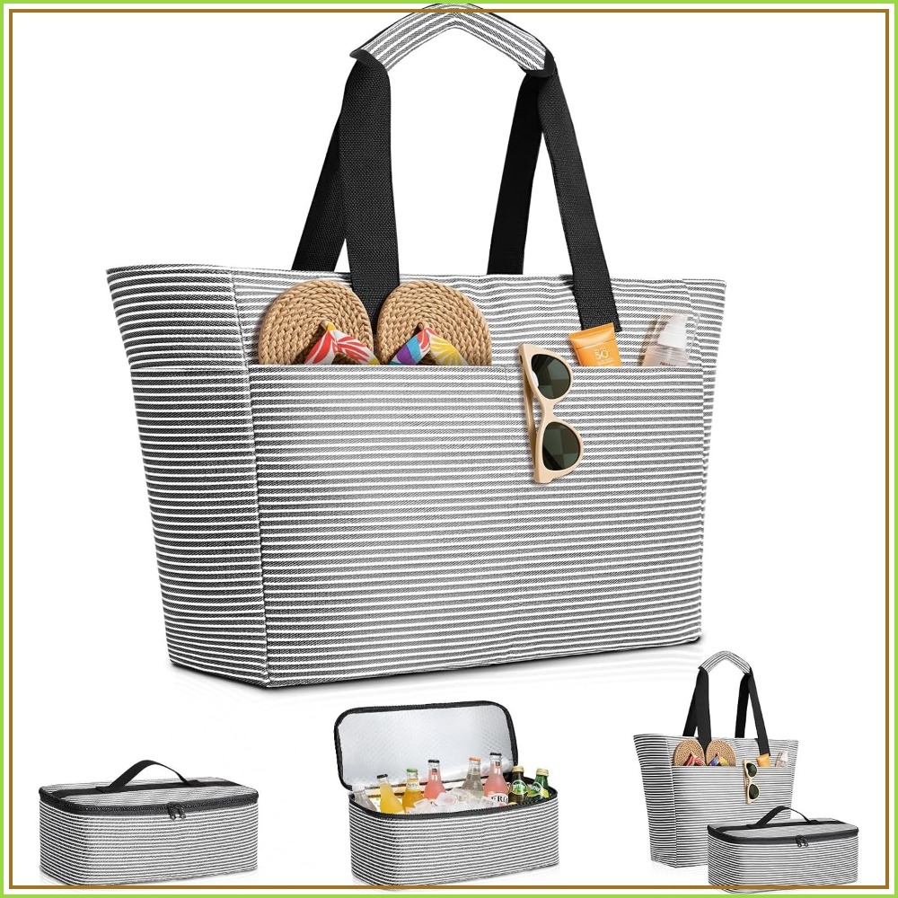 กระเป๋าชายหาดกันน้ำ 45 ลิตร แล - Tote Bag Beach บทวิจารณ์และราคา