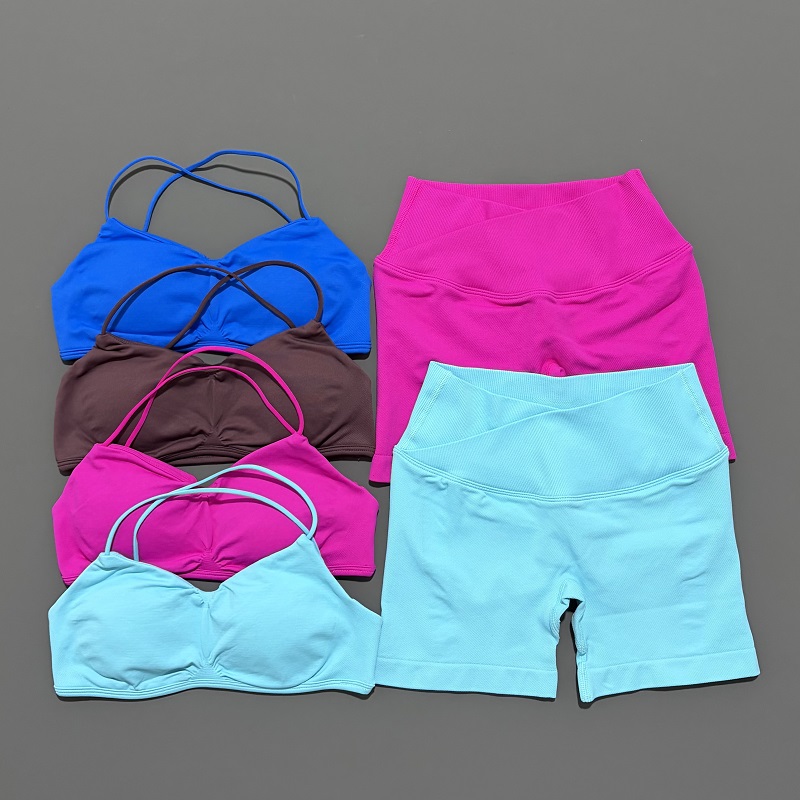 ชุดออกกำลังกาย 2 ชิ้นสำหรับผู้ - Crop Top Crochet บทวิจารณ์และราคา