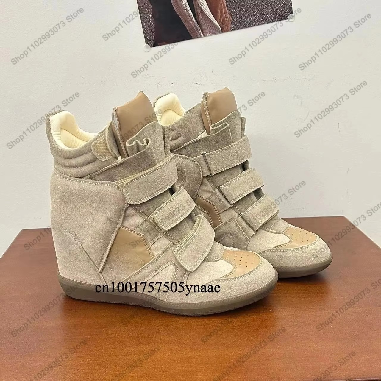 รองเท้าผ้าใบหุ้มข้อส้นลิ่มซ่อน - Wedge Espadrille Women บทวิจารณ์และราคา